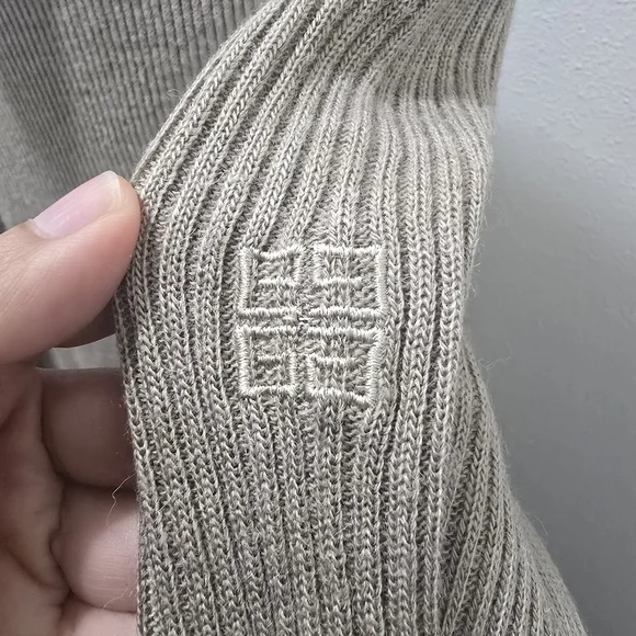 Givenchy For Chesa Women's Beige Turtleneck Sweater - Picture 3 of 9